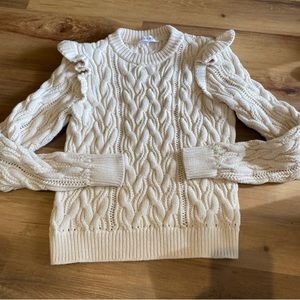 Frame cable knit sweater size small